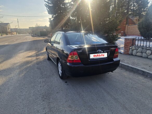 2005 Toyota Corolla IX (E120, E130) Рестайлинг, чёрный, 500000 рублей - вид 3