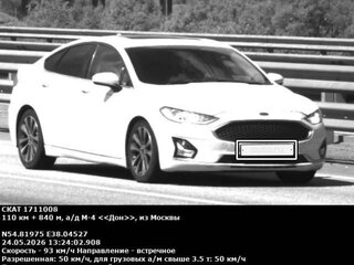 2019 Ford Fusion (North America) II Рестайлинг, белый, 1500000 рублей, вид 2
