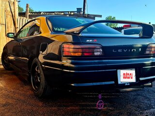 1996 Toyota Corolla Levin VII (AE110/AE111), чёрный, 550000 рублей, вид 3