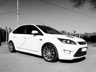 2008 Ford Focus ST II Рестайлинг, белый, 1250000 рублей, вид 2