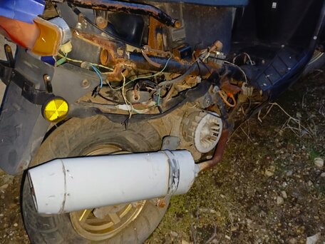 2000 Yamaha BWs, синий, 35000 рублей, вид 3