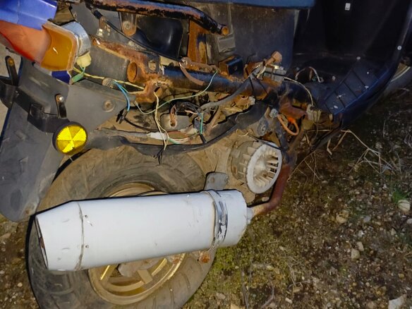 2000 Yamaha BWs, синий, 35000 рублей - вид 2