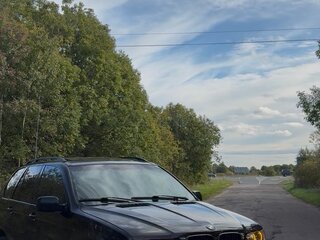 2001 BMW X5 4.4i I (E53), чёрный, 890000 рублей, вид 1