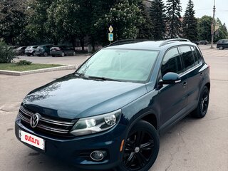 2015 Volkswagen Tiguan I Рестайлинг, синий, 1700000 рублей, вид 1