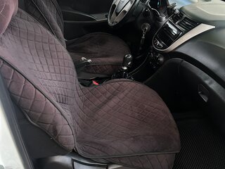 2014 Hyundai Solaris I Рестайлинг, белый, 600000 рублей, вид 4