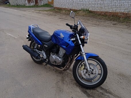 2002 Honda CB 500, синий, 350000 рублей, вид 1