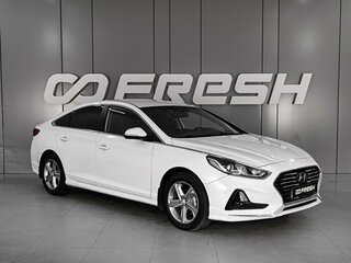 2019 Hyundai Sonata VII (LF) Рестайлинг, белый, 1649000 рублей, вид 1
