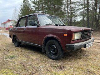 2005 Lada (ВАЗ) 2107, пурпурный, 70000 рублей, вид 2