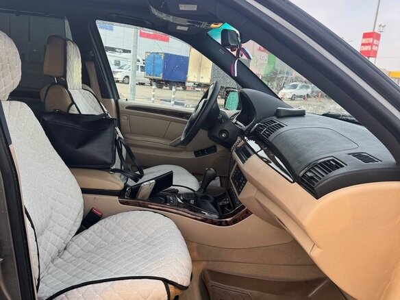 2004 BMW X5 3.0i I (E53) Рестайлинг, серый, 1350000 рублей - вид 11
