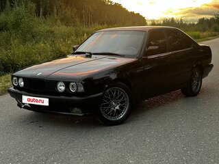 1991 BMW 5 серии 520i III (E34), чёрный, 479000 рублей, вид 2