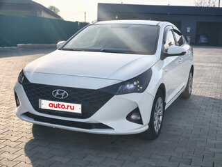 2020 Hyundai Solaris II Рестайлинг, белый, 1200000 рублей, вид 4