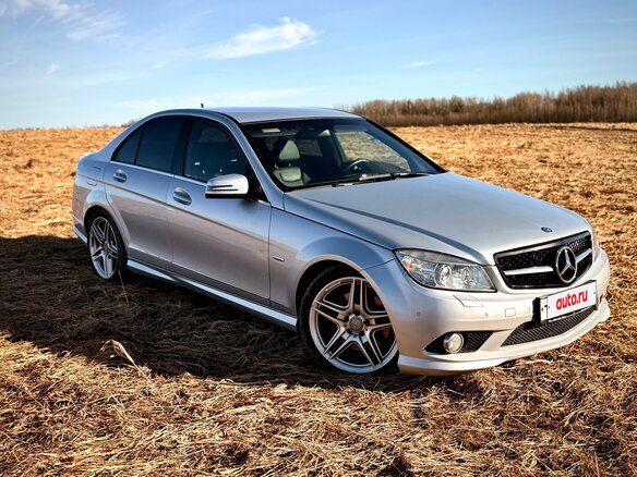 2008 Mercedes-Benz C-Класс 280 III (W204), серебристый, 1250000 рублей - вид 1