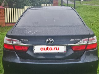 2015 Toyota Camry VII (XV50) Рестайлинг, синий, 1370000 рублей, вид 4