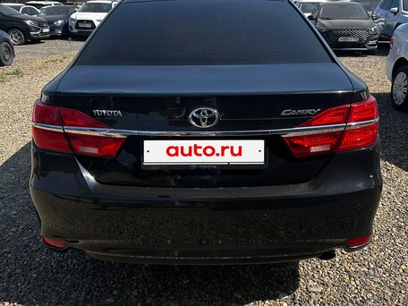 2016 Toyota Camry VII (XV50) Рестайлинг, чёрный, 1815000 рублей, вид 4