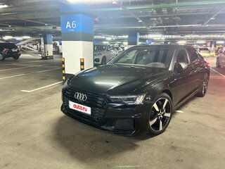 2018 Audi A6 55 TFSI V (C8), чёрный, 3650000 рублей, вид 1