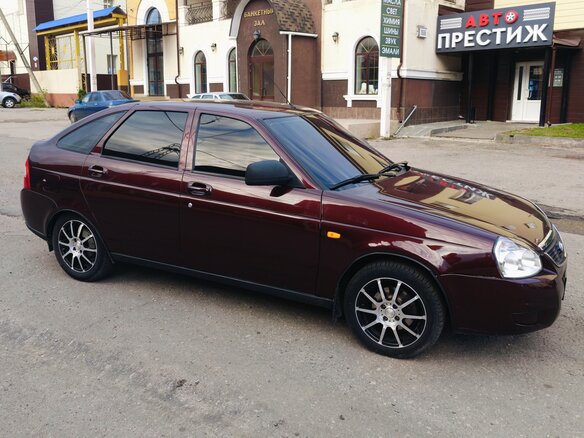 2012 Lada (ВАЗ) Priora I, пурпурный, 320000 рублей