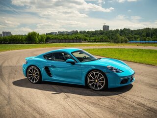 2016 Porsche Cayman III 718 (982), голубой, 6990000 рублей, вид 4