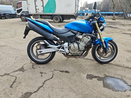 2005 Honda CB 600F Hornet, синий, 450000 рублей, вид 4