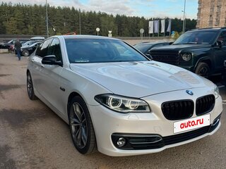 2016 BMW 5 серии 530d xDrive VI (F10/F11/F07) Рестайлинг, белый, 2300000 рублей, вид 3