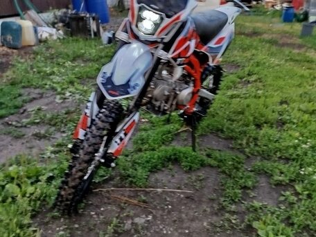 2024 Kayo Basic TT125, оранжевый, 90000 рублей, вид 4