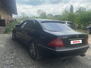 2003 Mercedes-Benz S-Класс 500 IV (W220) Рестайлинг, чёрный, 1100000 рублей, вид 5
