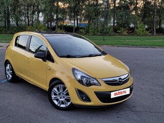2012 Opel Corsa D Рестайлинг II, жёлтый, 810000 рублей, вид 2