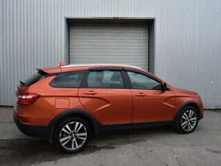 2019 Lada (ВАЗ) Vesta SW Cross I, оранжевый, 949000 рублей, вид 4