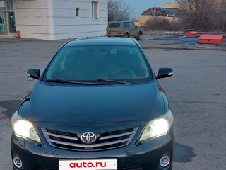 2010 Toyota Corolla X (E140, E150) Рестайлинг, чёрный, 1300000 рублей, вид 1