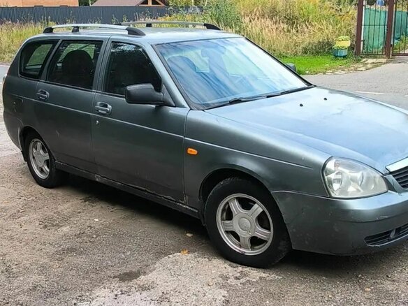 2010 Lada (ВАЗ) Priora I, серый, 190000 рублей - вид 6