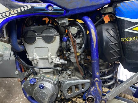 2005 Yamaha YZ250F, голубой, 210000 рублей, вид 5