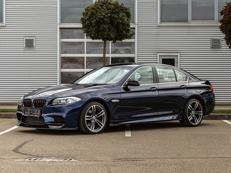 2013 BMW 5 серии 520i VI (F10/F11/F07), синий, 1255000 рублей, вид 1