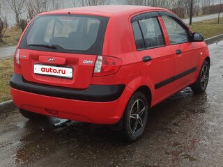 2009 Hyundai Getz I Рестайлинг, красный, 400000 рублей, вид 4