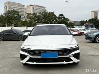 2023 Hyundai Elantra N Line VII (CN7) Рестайлинг, белый, 1500000 рублей, вид 2