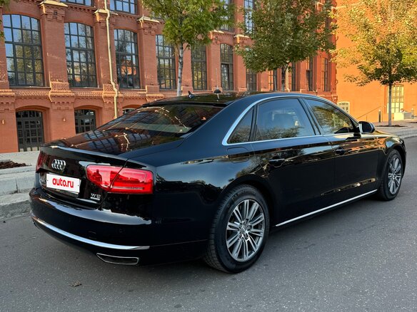 2012 Audi A8 Long III (D4), чёрный, 5500000 рублей - вид 5