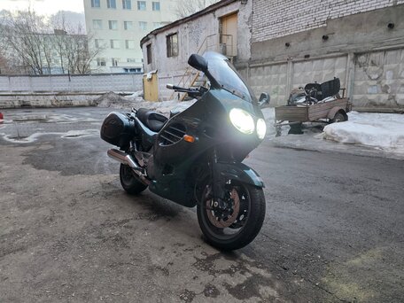 1998 Triumph Trophy 1200, зелёный, 340000 рублей, вид 1