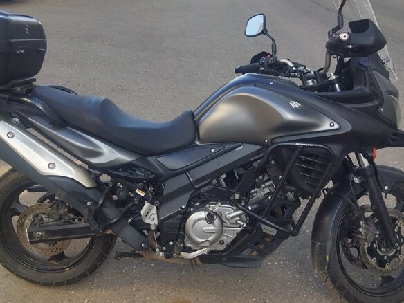 2014 Suzuki V-Strom DL 650, чёрный, 530000 рублей - вид 1