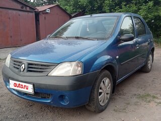 2007 Renault Logan I, синий, 220000 рублей, вид 4