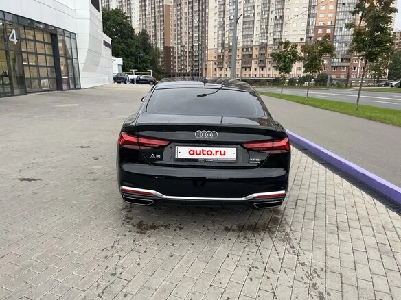 2022 Audi A5 Sportback 40 TFSI II (F5) Рестайлинг, чёрный, 4750000 рублей - вид 5