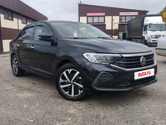 2020 Volkswagen Polo VI, чёрный, 1550000 рублей