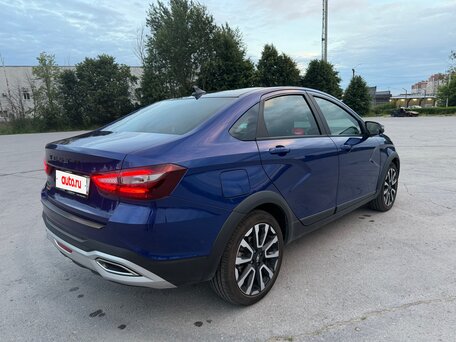 2025 Lada (ВАЗ) Vesta Cross I Рестайлинг (NG), синий, 1600000 рублей, вид 4