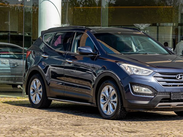 2013 Hyundai Santa Fe III, синий, 1335000 рублей - вид 6