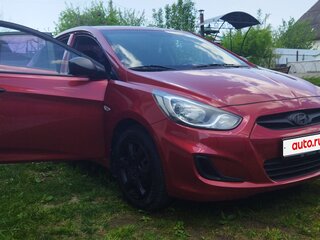 2012 Hyundai Solaris I, красный, 910000 рублей, вид 3
