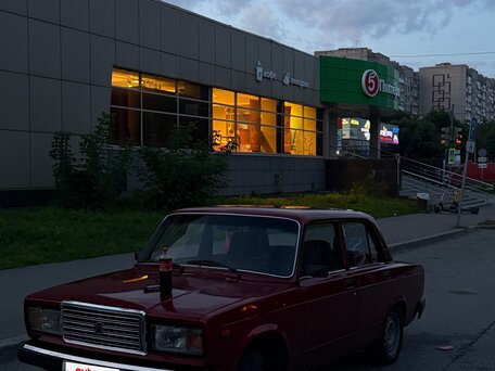 2007 Lada (ВАЗ) 2107, красный, 230000 рублей, вид 2
