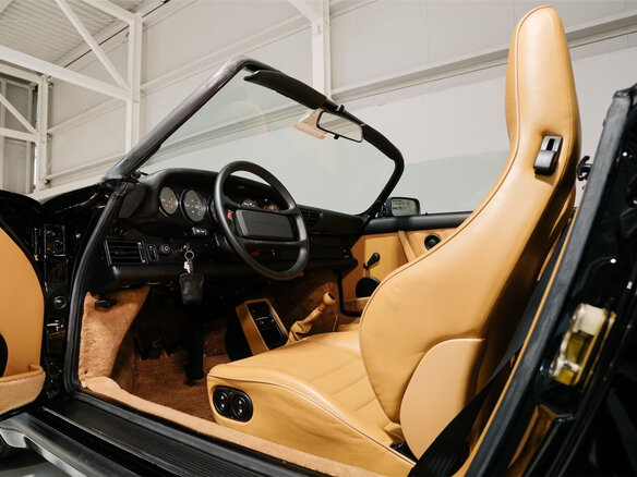 1989 Porsche 911 Carrera II (911, 930), чёрный - вид 13