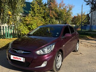 2012 Hyundai Solaris I, фиолетовый, 755000 рублей, вид 1