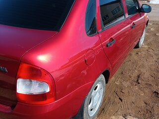 2007 Lada (ВАЗ) Kalina I, красный, 265000 рублей, вид 3