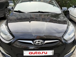 2011 Hyundai Solaris I, чёрный, 810000 рублей, вид 2