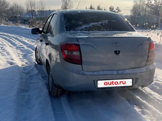 2014 Lada (ВАЗ) Granta I, серебристый, 320000 рублей, вид 4