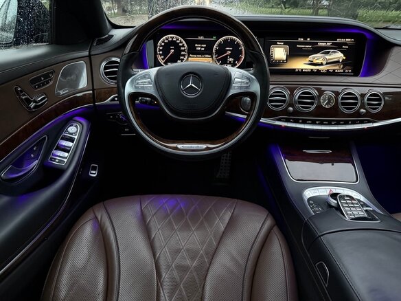 2014 Mercedes-Benz S-Класс 500 VI (W222, C217), чёрный - вид 2