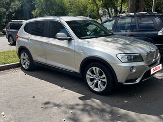 2012 BMW X3 28i xDrive II (F25), серебристый, 1700000 рублей, вид 2